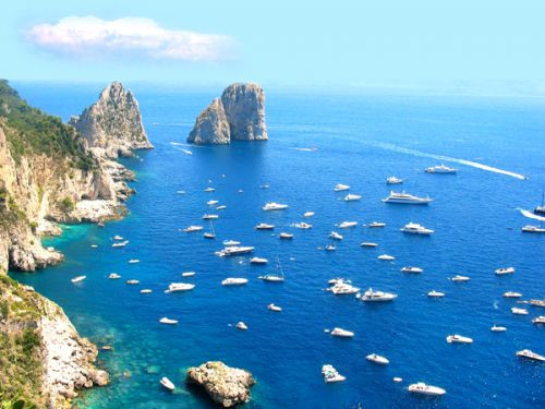 Jachten voor Capri