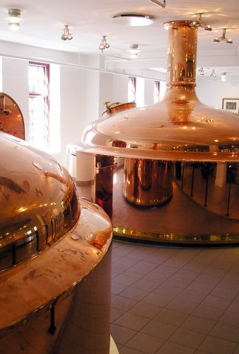 Ketels in de Carlsbergbrouwerij