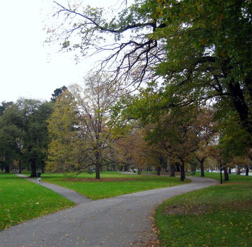 Wandelpad in de Carlton Gardens