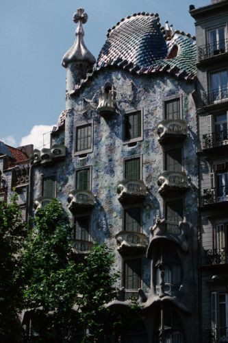 Totaalbeeld van het Casa Batlló