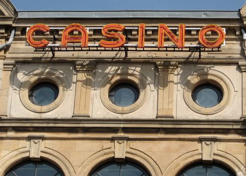 Detail van het Casino Luxembourg