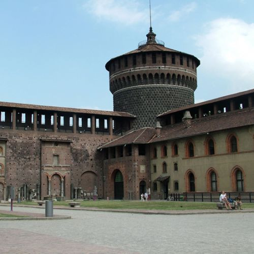 Toren van het Castello Sforzesco