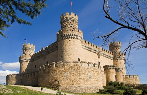 Hoek van het Castillo de los Mendoza