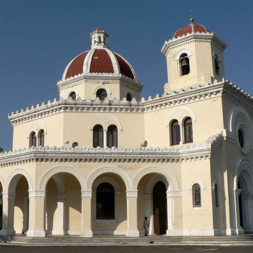 Bouwwerk op het Cementerio de Cristóbal Colón