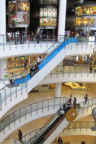 Roltrappen in CentralWorld