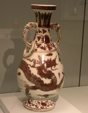 Vaas in het Museum für Ostasiatische Kunst