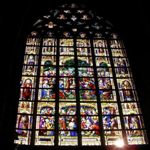 Raam van de Sint-Baafskathedraal