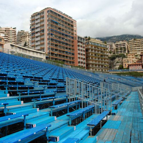 Tribunes aan het Formule 1-circuit