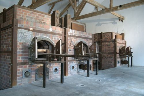 Ovens in het Concentratiekamp van Dachau