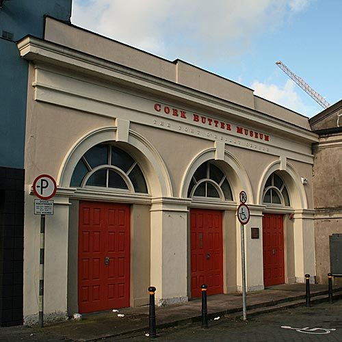Voorkant van het Cork Butter Museum