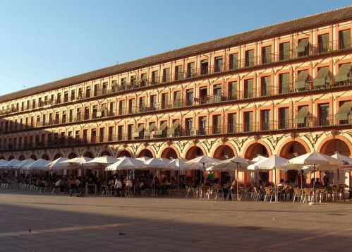 Terrassen op de Plaza de la Corredera