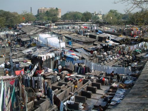 Deel van Dhobi Ghat