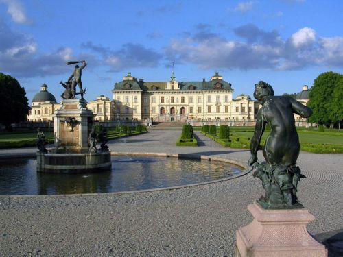 Water bij Slot Drottningholm