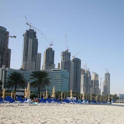 Gebouwen in de Dubai Marina