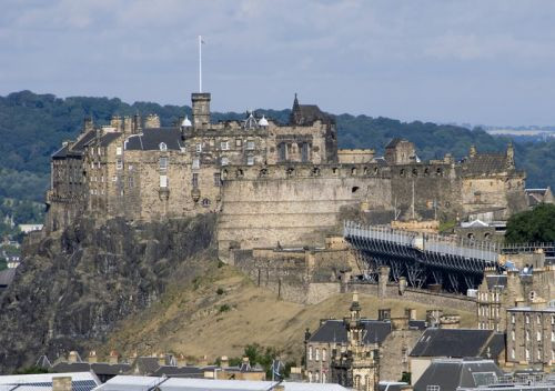 Vergezicht op Edinburgh Castle