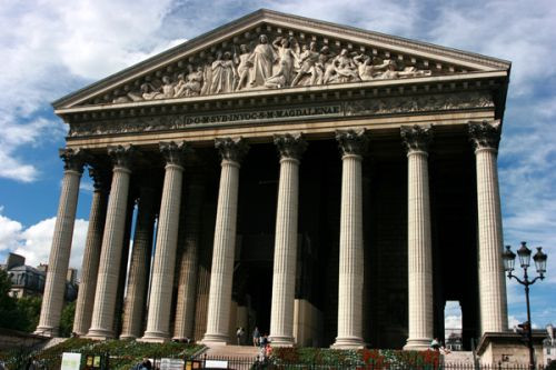 Gevel van de Eglise de la Madeleine