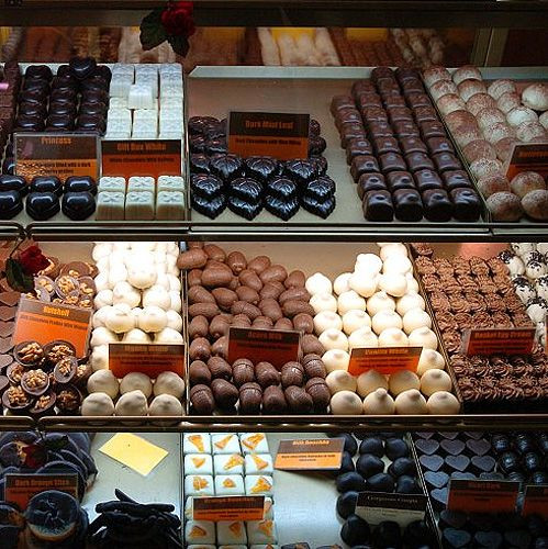 Pralines op de English Market