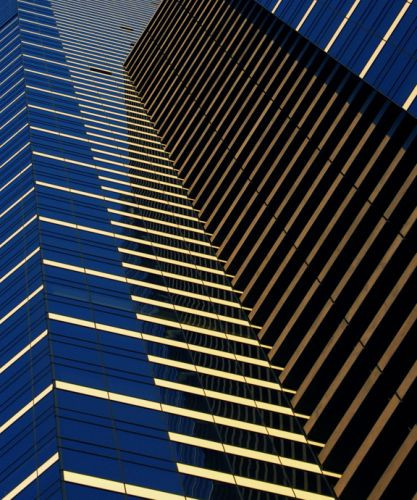 Detail van de Eureka Tower