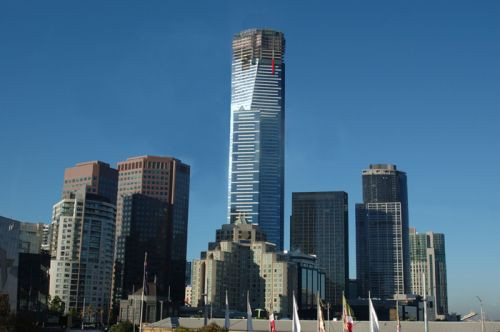 Totaalbeeld van de Eureka Tower
