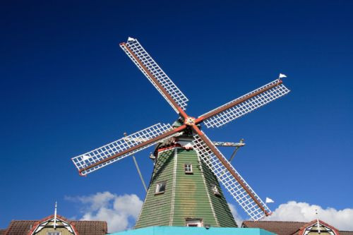 Windmolen in Fantasy Garden World