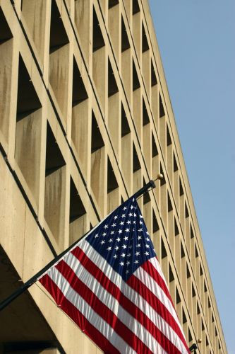 Gevel van het J. Edgar Hoover FBI building