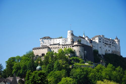 Beeld van de Festung Hohensalzburg