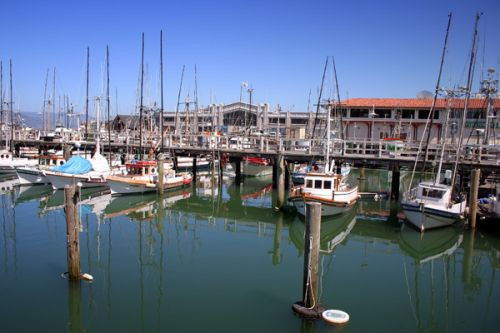 Bootjes aan Fisherman’s Wharf