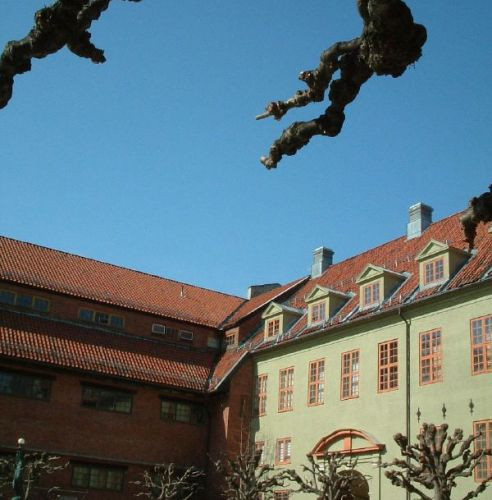 Gebouw in het Noors Volksmuseum