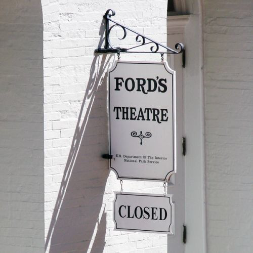 Naambord van Ford’s Theatre