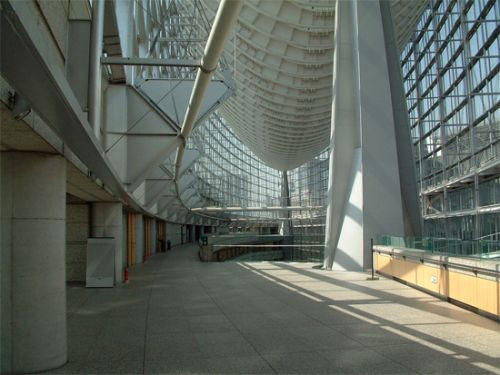 De vloer van het Tokyo International Forum
