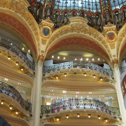 Balkons in de Galeries Lafayette