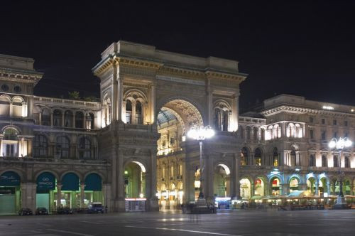 's Nachts op de Piazza del Duomo