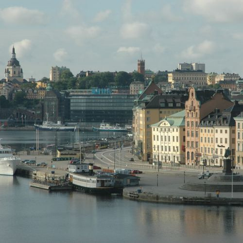 Vergezicht op Gamla Stan