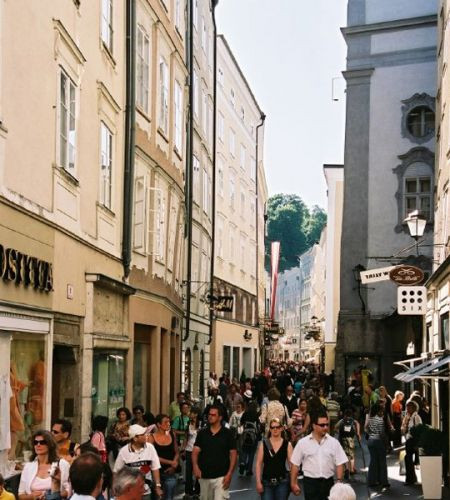 Winkels in de Getreidegasse