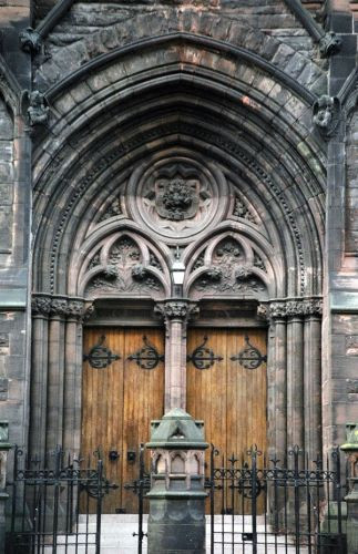 Portiek van de Glasgow Cathedral