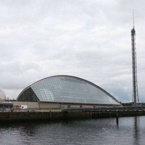 Beeld van het Glasgow Science Centre