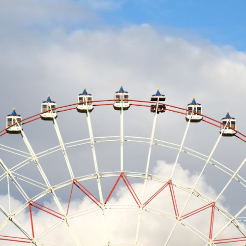 Reuzenrad in het Gorky Park