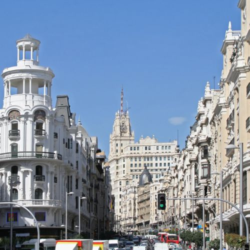 Beeld over de Gran Vía