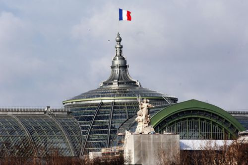 Vlag op het Grand Palais