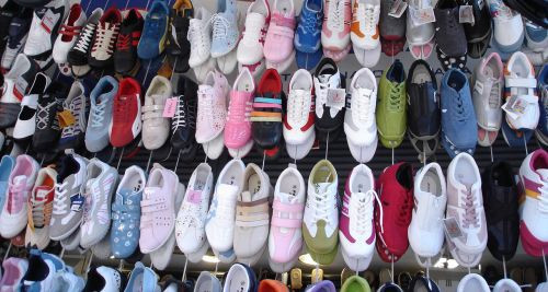 Schoenen op de Grand Bazaar
