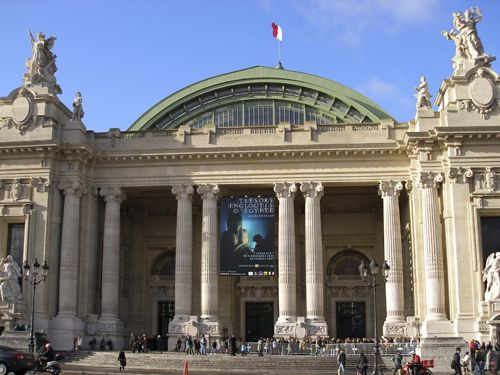 Beeld op het Grand Palais