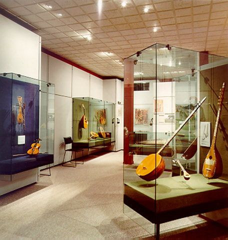 Collectie van het museum van Griekse Muziekinstrumenten