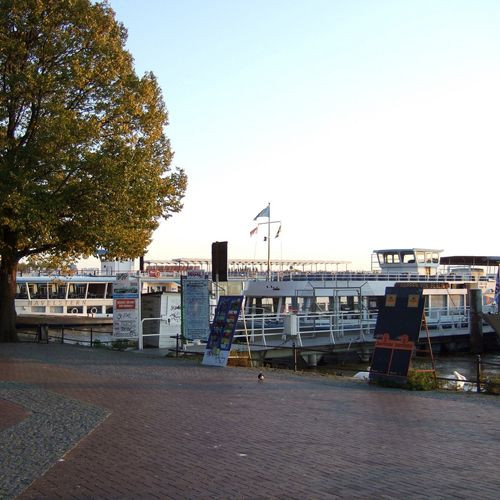 Zicht op de Greenwich-Promenade