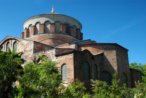 Beeld van de Hagia Irene