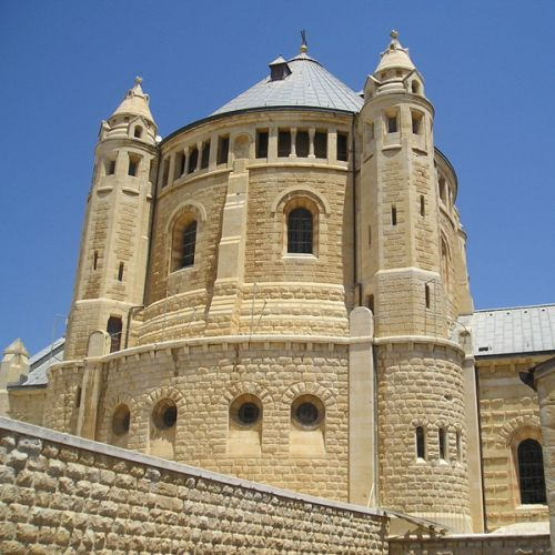 Stuk van de Hagia Maria Sion-kerk