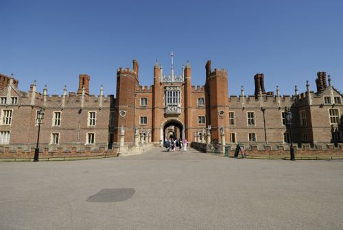 Muur van Hampton Court Palace