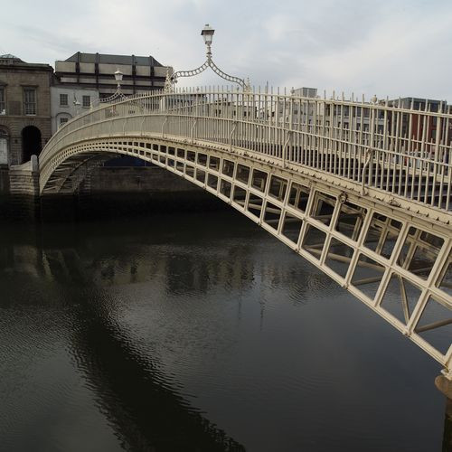 Beeld op de Ha'penny Bridge