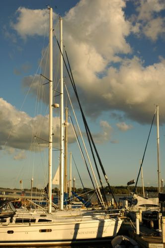 Zeilboot in Harbourfront