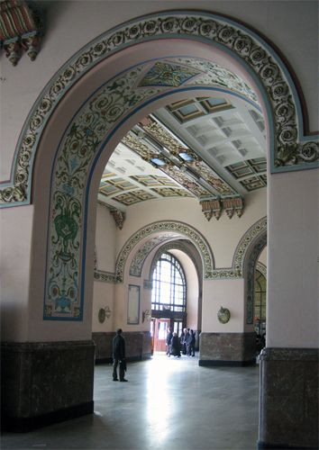 Binnen in het Haydarpasa-station