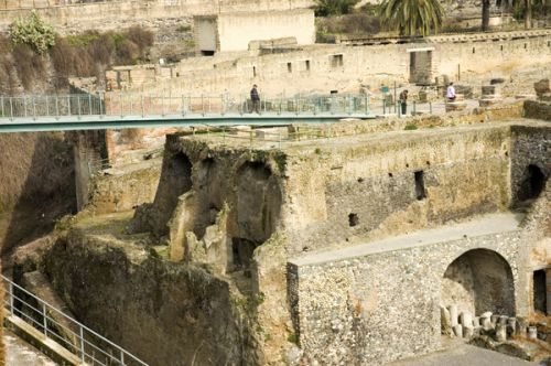 Ruïnes in Herculaneum